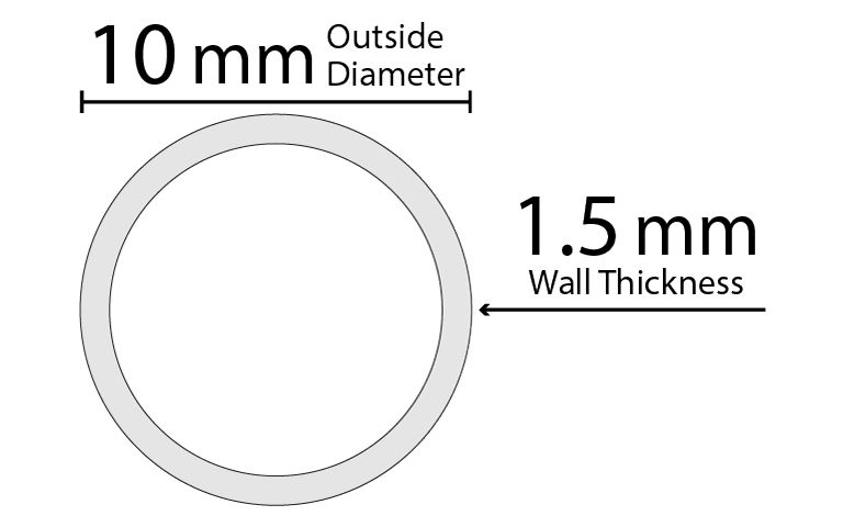 Simax Tube 10 x 1.5 mm