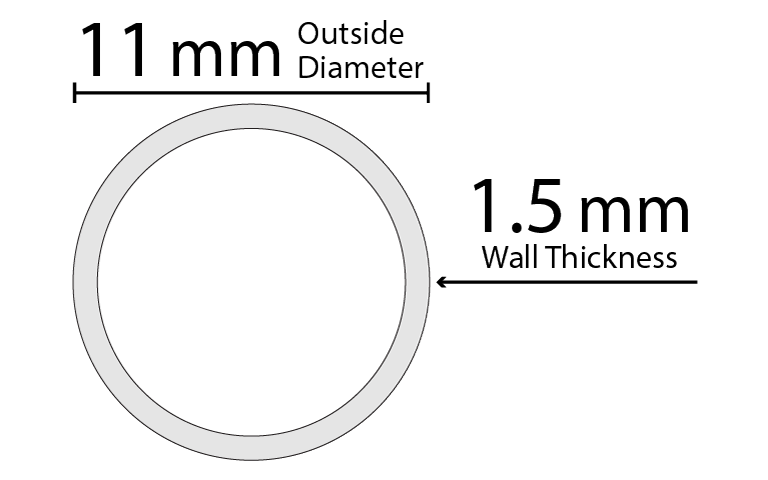 Simax Tube 11 x 1.5 mm