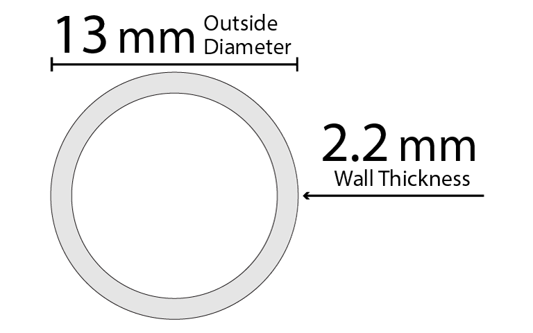 Simax Tube 13 x 2.2 mm