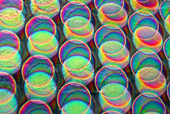 Balloons Pattern on Clear Dichroic COE 96