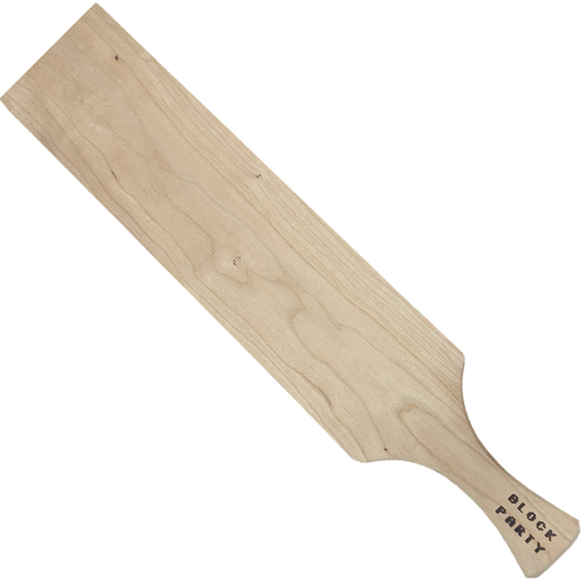 Block Party - Cherrywood Paddle, 4"x20"