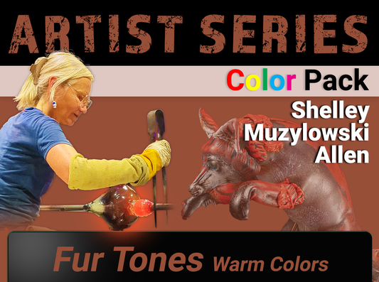 Artist Series - Shelley Muzylowski Allen: Fur Tones, (Warm Colors)