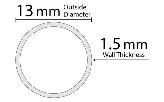 Simax 13x1.5mm Tube