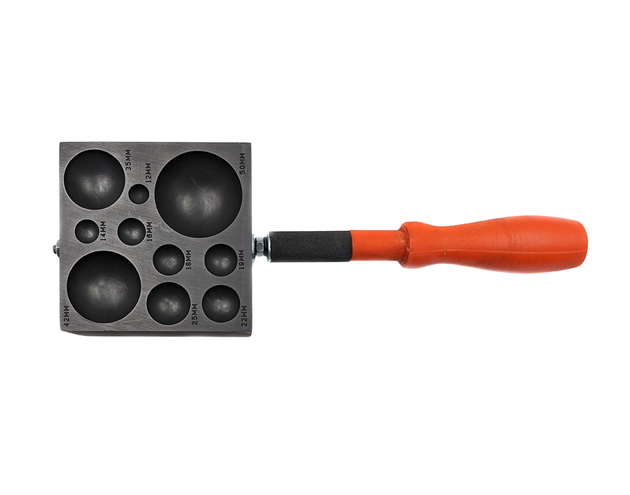Graphite Mold 10 in 1 Marble Marver – Hot Glass Color & Supply