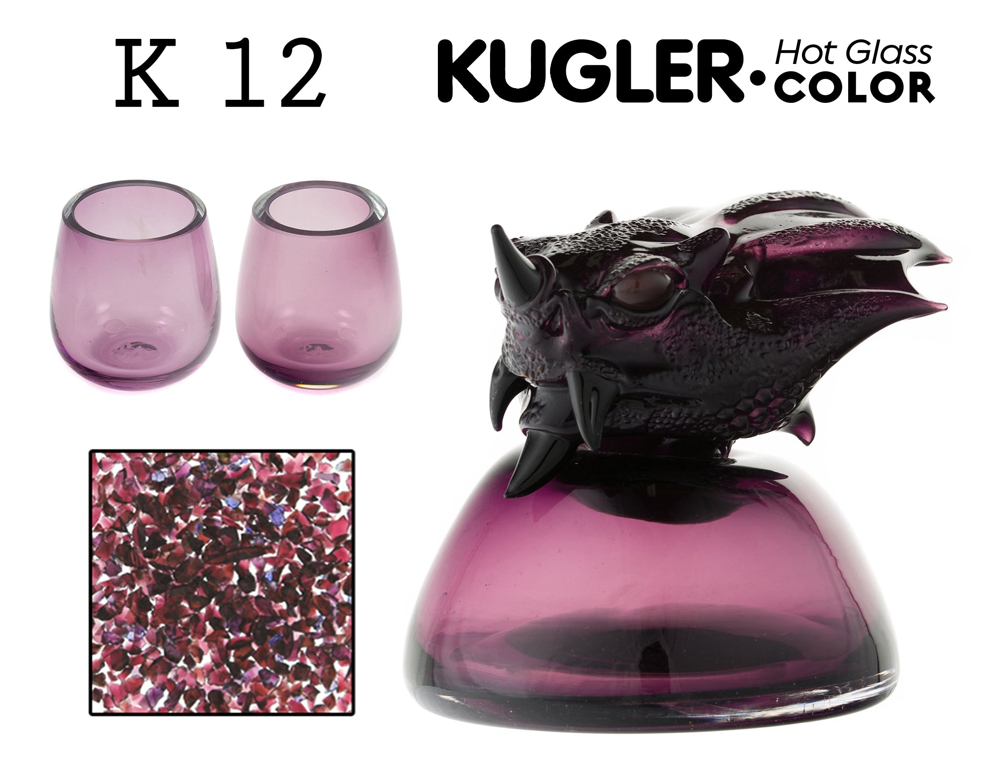 K-012 Reddish Amethyst – Hot Glass Color & Supply