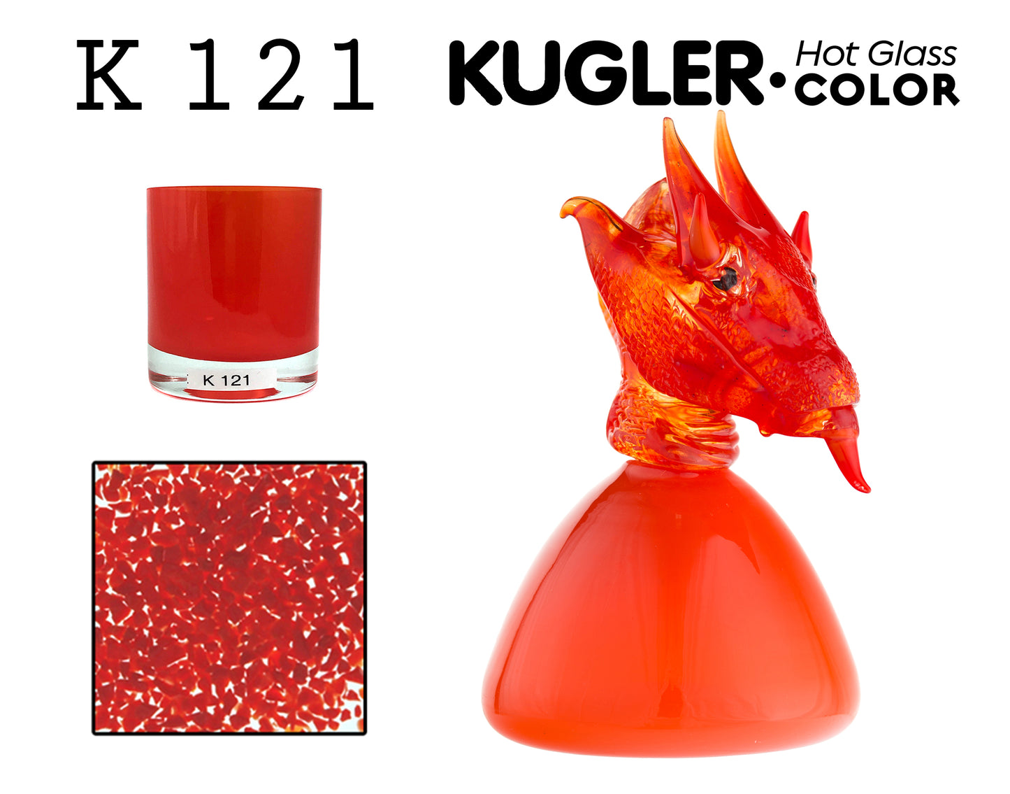 K-121 Reddish Opal Orange