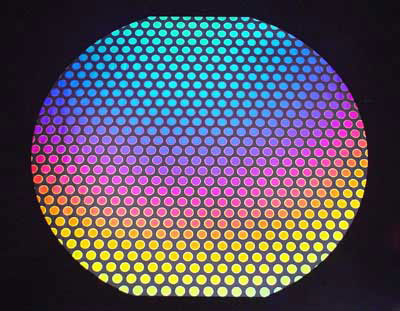 Dot Pattern 3 on Black Dichroic COE 96