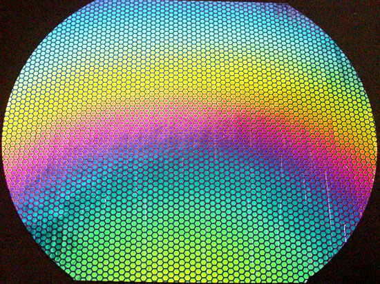 Honeycomb Pattern 1 on Black Dichroic 96