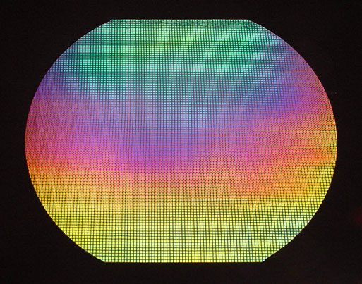 Square Pattern 2 on Black Dichroic COE 96